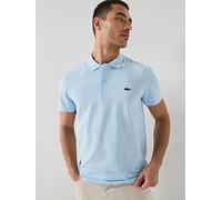 Lacoste Regular Fit Cotton Blend Ottoman Polo Shirt, Light Blue, Size 2Xl, Men Light Blue