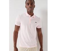 Lacoste Regular Fit Cotton Blend Ottoman Polo Shirt, Light Pink, Size L, Men Light Pink