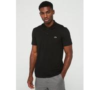 Lacoste Regular Fit Cotton Ottoman Polo Shirt, Black, Size 2Xl, Men Black