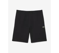 Lacoste Regular Fit Logo Stripe Fleece Shorts Black - XS