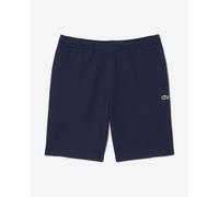 Lacoste Regular Fit Logo Stripe Fleece Shorts Navy Blue - XXL