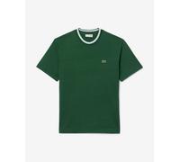 Lacoste Regular Fit Ribbed Collar T-shirt Dark Green - XL