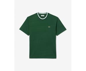 Lacoste Regular Fit Ribbed Collar T-shirt Dark Green - XL