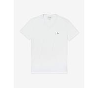 Lacoste Regular Fit Short Sleeve V-neck T-shirt White - L