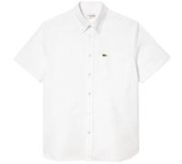 Lacoste Regular Fit Short Sleeved Oxford Shirt - White - CH1917-001