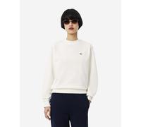 Lacoste Relaxed Fit Fleece Sweatshirt White Women - 44