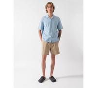 Regular Fit Stretch Cotton Shorts Beige XL