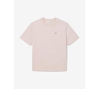 Lacoste Relaxed Fit Soft Short Sleeve T-Shirt Pink Women - 32