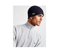 Lacoste Ribbed Beanie Hat - Blue One Size