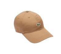 Men's Lacoste Mens Organic Cotton Twill Cap - Brown - Size: ONE size