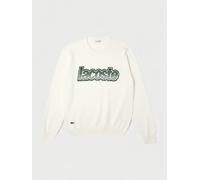 Lacoste Round Neck Sweater White Green - XS