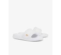 Lacoste Serve Hybrid Monogram Slides - White/White 21G - White/White 21G - UK11 EU46 US12
