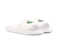 Lacoste Serve Slide 0.0 Mens White Slides - Size UK 10