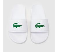 Men's Lacoste Serve Slide 0.0 Men's White Slides - Size: 7