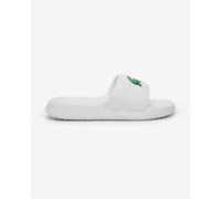 Lacoste Serve Slide 1.0 flip flops white green - 39.5