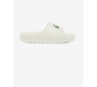 Lacoste Serve Slide Flip Flops Colour 2.0 White Green - 11UK