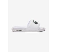 Lacoste Serve Slide Flip Flops Pure White Green - 37