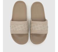 Lacoste Serve Slide Hybrid Sandals in Taupe UK 10 (EU 44½)