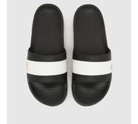 Lacoste Serve Slide Sandals in Black & White UK 11 (EU 46)