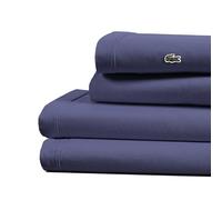 Lacoste Sheet Set, Cotton, Vintage Indigo, Standard King
