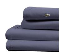 Lacoste Sheet Set, Cotton, Vintage Indigo, Standard King