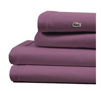 Lacoste Sheet Set, Plum, Twin