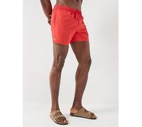 Lacoste Short Quick-Dry Swim Trunks, Red, Size S, Men Red