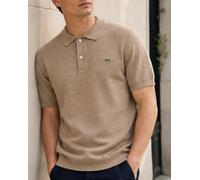 Classic Fit Knitted Polo Shirt Heather Viennois XL