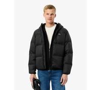 Lacoste Short Water-Repellent Mens Hooded Down Jacket - Black 031 - Black 031 - L