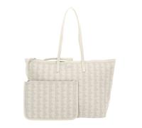 LACOSTE shoulder bag Shopping Bag L Mono Bone White Taupe