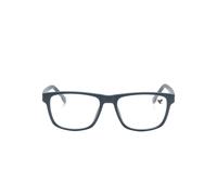 Lacoste side-stripe square-frame glasses - Blue 54
