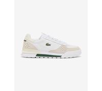 Lacoste Slam Break Leather white beige green shoes - 40.5
