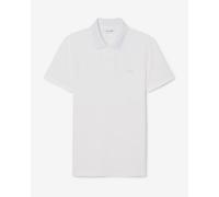 Lacoste Slim Fit Jacquard Branded Piqué Short Sleeve Polo Shirt Pure White - S