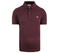 Lacoste Slim Fit Mens Burgundy Polo Shirt Cotton - Size X-Small