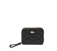 Lacoste Small Crocodelle leather coin purse - Black One Size