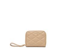 Lacoste Small Crocodelle leather coin purse - Neutrals One Size