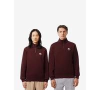 Lacoste Small Graphic Half Zip sweatshirt dark red - S
