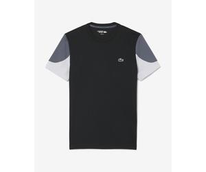 Lacoste Sport Color Block short sleeve T-shirt black light grey white - XXL