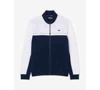 Lacoste Sport Colour-Block Full Zip Sweatshirt Navy Blue White - XL