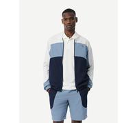 Lacoste Sport Colour-Block hooded jacket white light blue navy blue - XXL