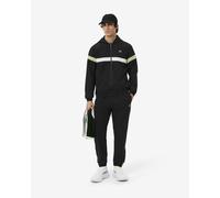 Lacoste Sport Colour-Block Tracksuit Black White Green - M