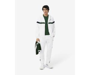 Lacoste Sport Colour-Block Tracksuit Pure White Green - S