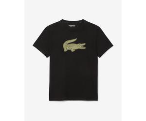 Lacoste Sport Crocodile short sleeve T-shirt pure black green - XS
