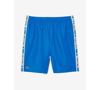 Lacoste Sport Logo Stripe Shorts Blue - XS
