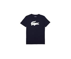 Lacoste Sport Men's Regular Fit T-Shirt, Navy/White, 4
