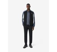 Lacoste Sport Printed Colour-Block tracksuit bluish grey black white - L