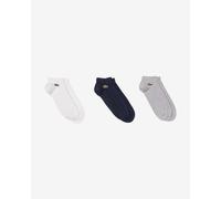 3 Pack Low Socks Black/Grey/White 5.5-8 UK