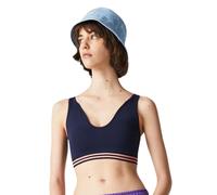 Lacoste Sport Top - Fitted Training Bra, Navy Blue S