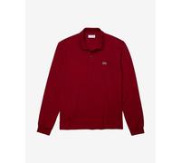 Lacoste Classic Fit Long Sleeved L.12.12 Polo Shirt Size 4 - M Burgundy