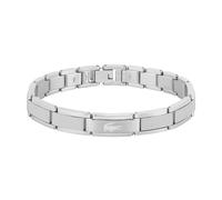 Lacoste Stencil Bracelet Stainless Steel 2040188 - Man Silver 19 cm
